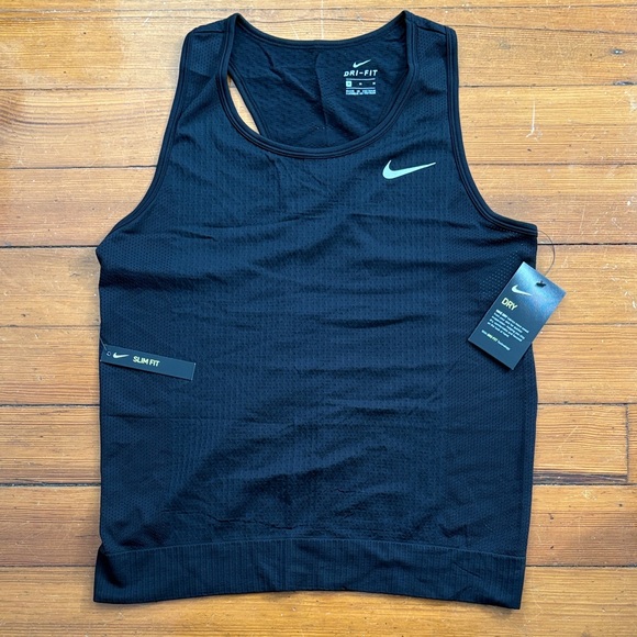 Nike Tops - Nike Black Athletic Dri-FIT Racer Back Tank Top